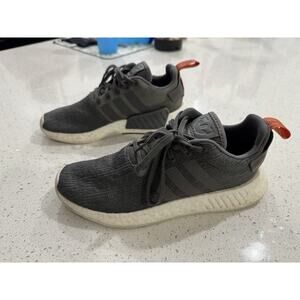 Adidas Originals Mens NMD Running Shoes Gray Low Top Sneakers Size 8.5